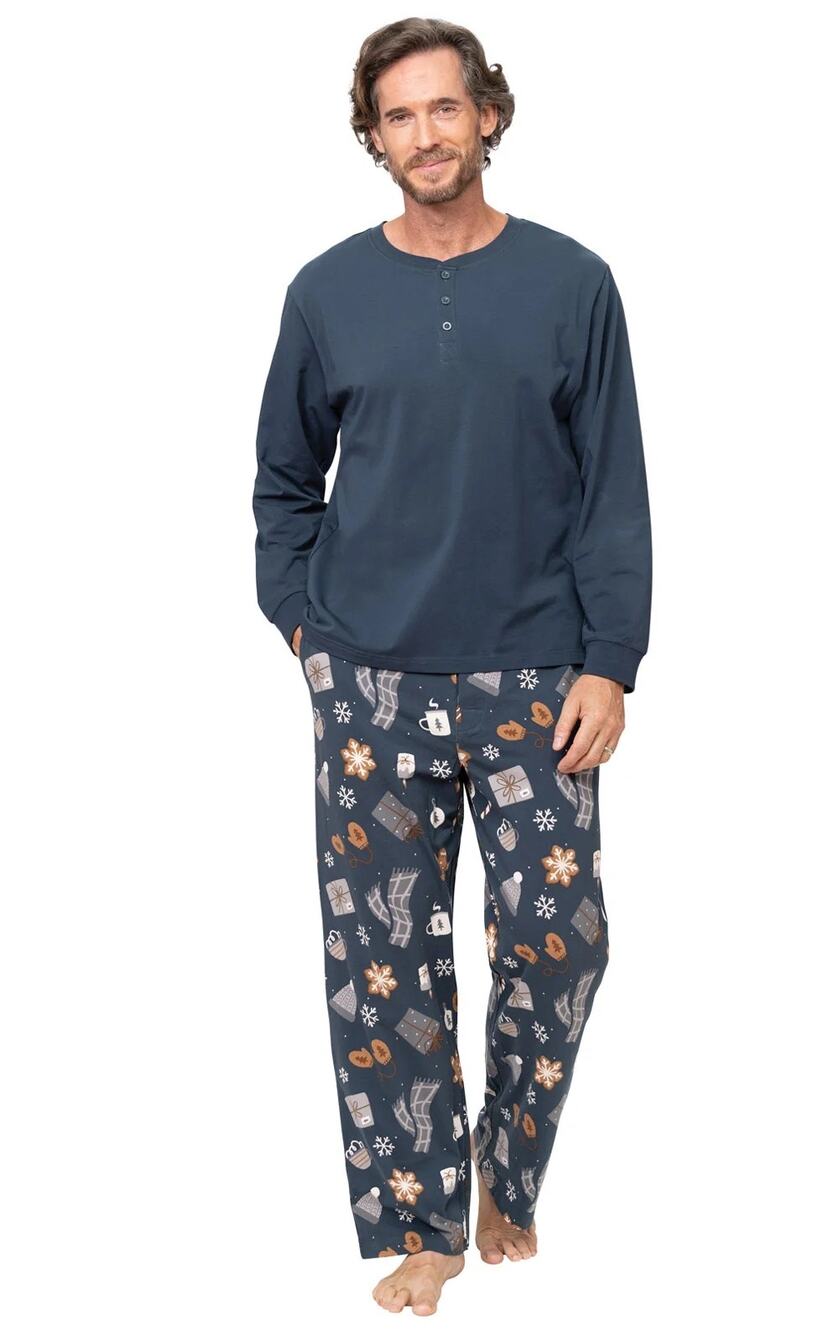 Pajamagram Sweet Comforts Henley Men's Pajamas